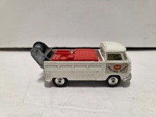 Vintage Corgi Volkswagen Racing Club Toy Truck White Diecast 4"