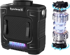 Dual-Motor Waist Fan - 12000mAh, 24H Working Time, 5 Speeds, Max 75ft /s, LED SO