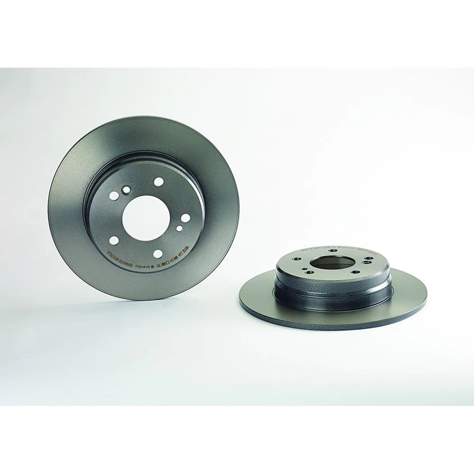 Rotores de freno delanteros y traseros recubiertos Brembo OE para Mercedes-Benz C280 1996 1997-2000 Foto 3 de 4