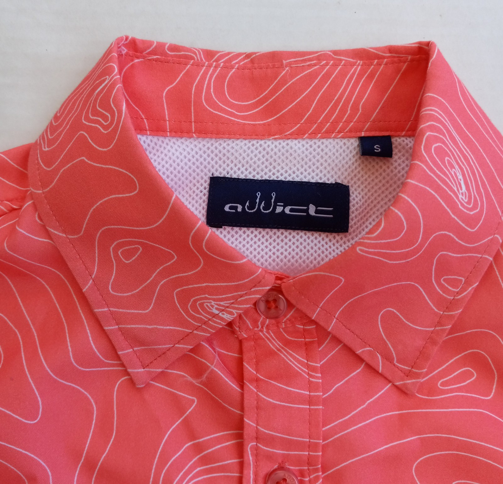 Addict Performance PAC Button Up Short Sleeve Pin… - image 2