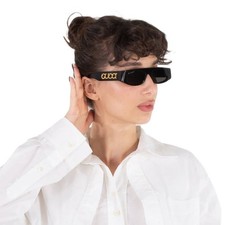 Gucci Grey Browline Ladies Sunglasses GG1771S 001 51 GG1771S 001 51