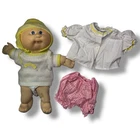 Vintage 1985 Cabbage Patch Kids CPK Doll Preemie Blonde Hair Blue Eyes