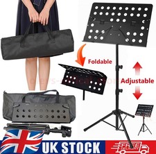 MUSIC STAND HEAVY DUTY ORCHESTRAL FOLDING ADJUSTABLE SHEET STAND TRIPOD BASE