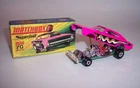 "MATCHBOX” *LESNEY SUPERFAST SF-70 DODGE DRAGSTER METALLIC GREEN BASE MINT BOXED