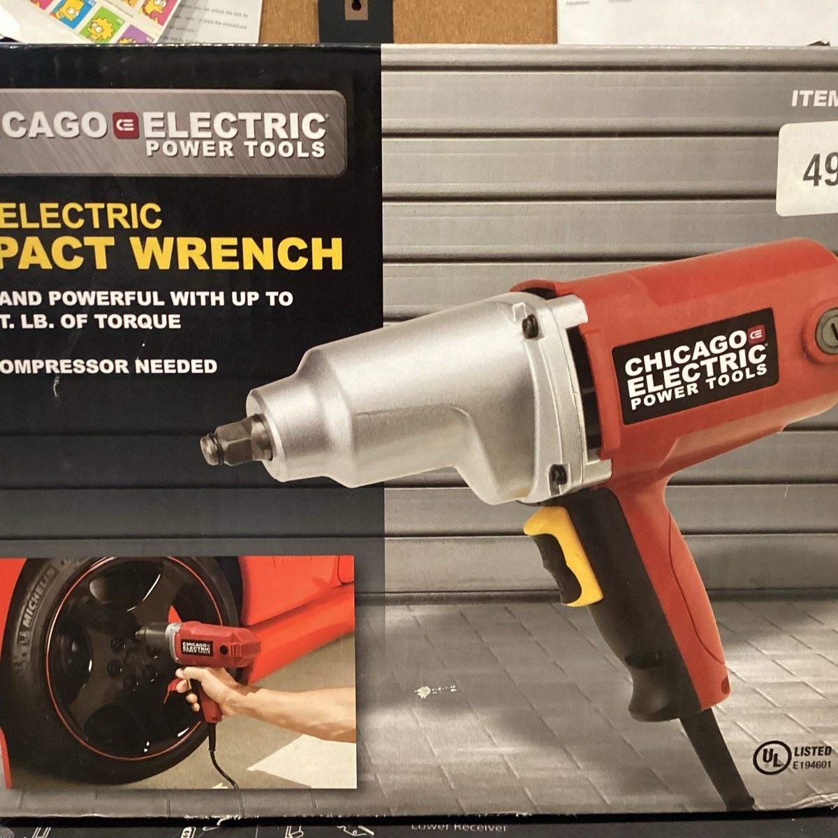 Lightweight High Power 7 Amp 1/2in 230 FT LB Torque 120v Electric