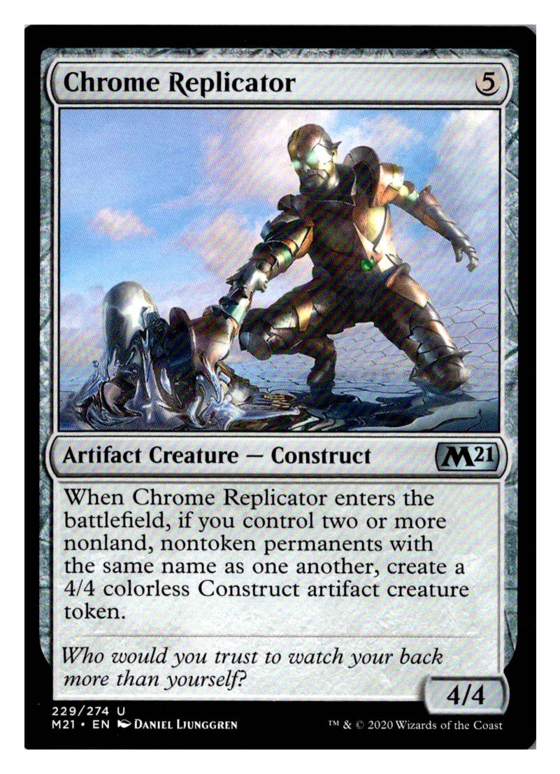 Magic: The Gathering Chrome Replicator 229 Uncommon Core Set 2021 Near Mint