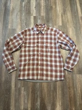 Simms Guide Men’s Medium Thermal Lined Plaid Flannel Shirt