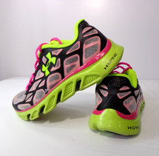 Under Armour Youth Spine Pink/Yellow Running Shoes Girl's Sneakers Size 6Y