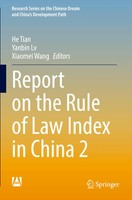 He Tian (U. A.) | Report On The Rule Of Law Index In China 2 | Taschenbuch