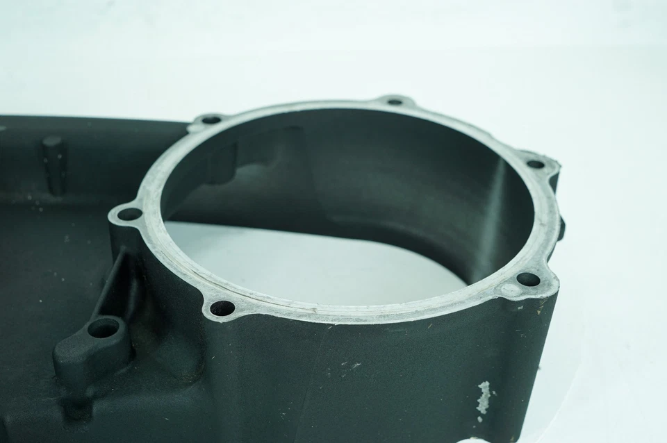 08 Harley Street Glide Touring FLHX Cubierta de embrague primaria interior negra 1401 Foto 3 de 4