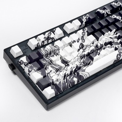 Makima Chains Anime Keycap Set 130 Keys OEM Profile Mechanical Keyboard Caps