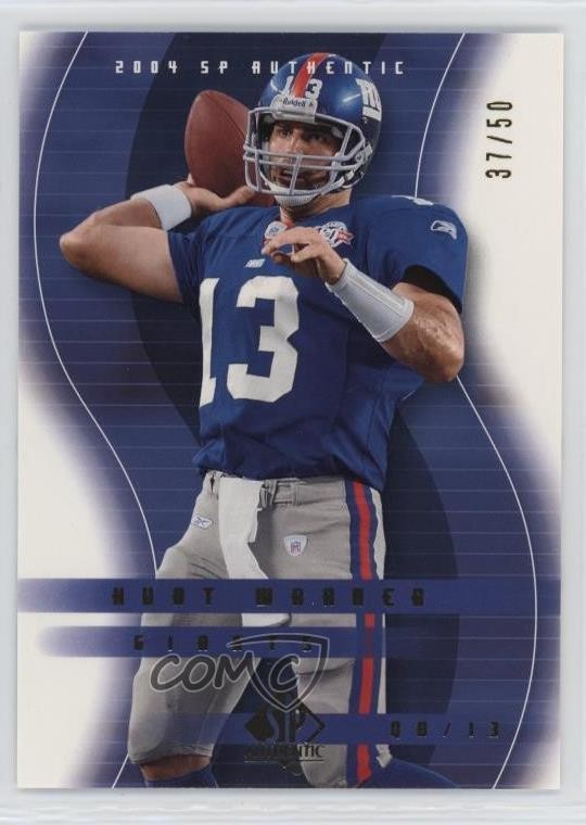 2004 SP Authentic Gold 37/50 Kurt Warner #58 HOF d4p