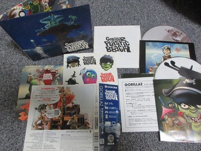GORILLAZ / plastic beach / JAPAN LTD CD&DVD OBI sticker