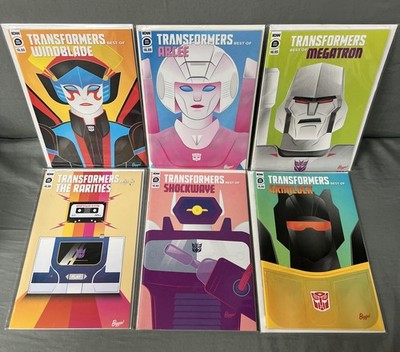 TRANSFORMERS BEST OF COLLECTIONS LOT OF 6 BOOKS IDW PUBLISHING 2022