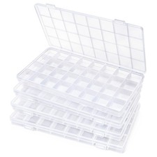 32 Grids Beading Storage Container Box, Perfect for Storage Beads Small Ite...