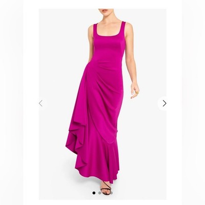 Black Halo Jewel Gown Size 4 Pink NWT