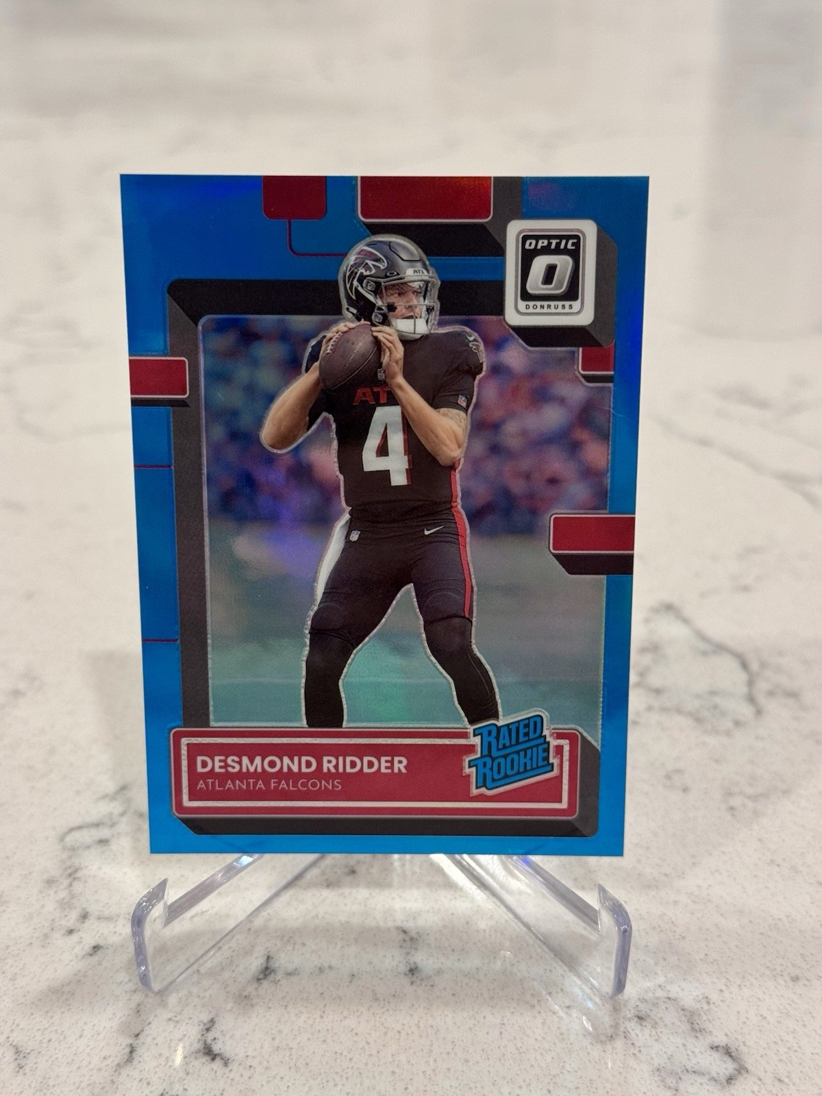 Desmond Ridder Panini Donruss Optic #202 Aqua