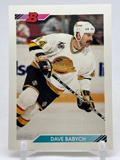 1992-93 Bowman #119 Dave Babych Vancouver Canucks