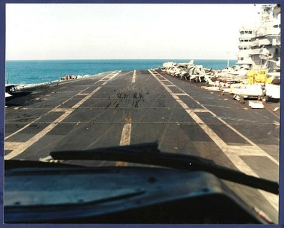 S-3B Viking Landing on USS GEORGE WASHINGTON CVN-73 8x10 Official USN Photo