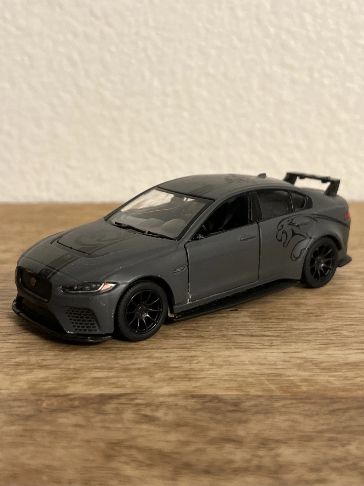 kinsmart 1/38 project 8 carro de brinquedo rodas de corda de metal 