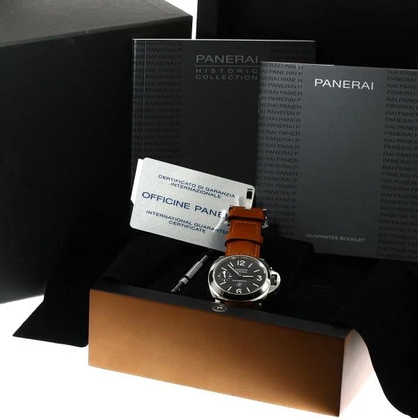 Panerai — Officine Panerai Luminor Marina PAM00005 44mm SS Black Dial Watch #C4222