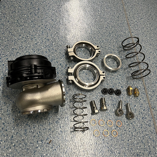 Vibrant V-Band Style Outlet Flange for Tial 44mm External Wastegate - Titanium main image 1