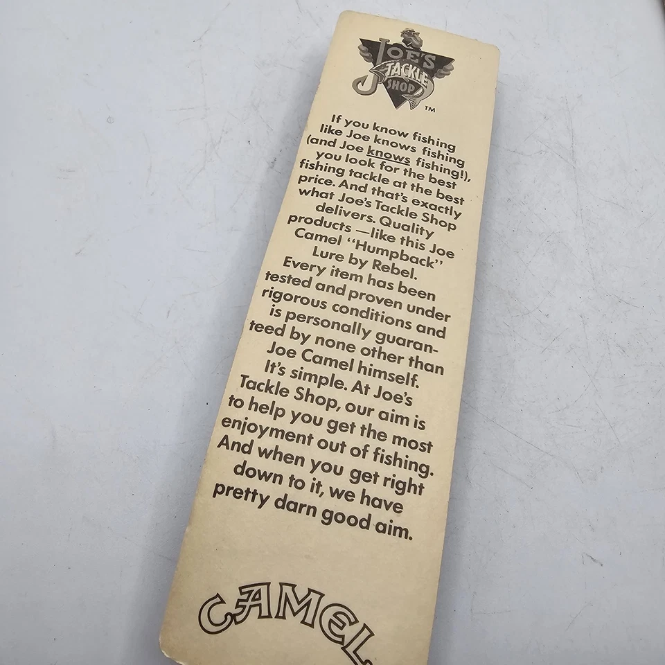 Señuelo de pesca Rebel Joe camel jorobado Topwater nuevo de colección Tackleshop Foto 4 de 4