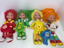 Vintage 1983 Rainbow Brite Doll Lot - Mattel Hallmark Color Kids Sprites 9pc