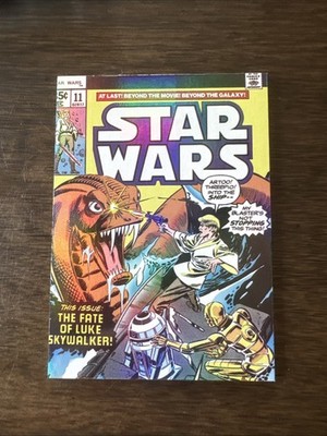 2024 Topps Star Wars Masterwork #11 May 1978 Marvel Covers Rainbow Foil /299