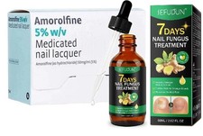 NATURAL Nail Fungus Aid OR Amorolfine Fungal Nail Treatment ( LIKE CURANAIL )