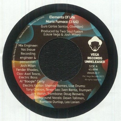Elements Of Life - Maria Fumaca / Giant Steps (Tito Puente Tribute) (7'')