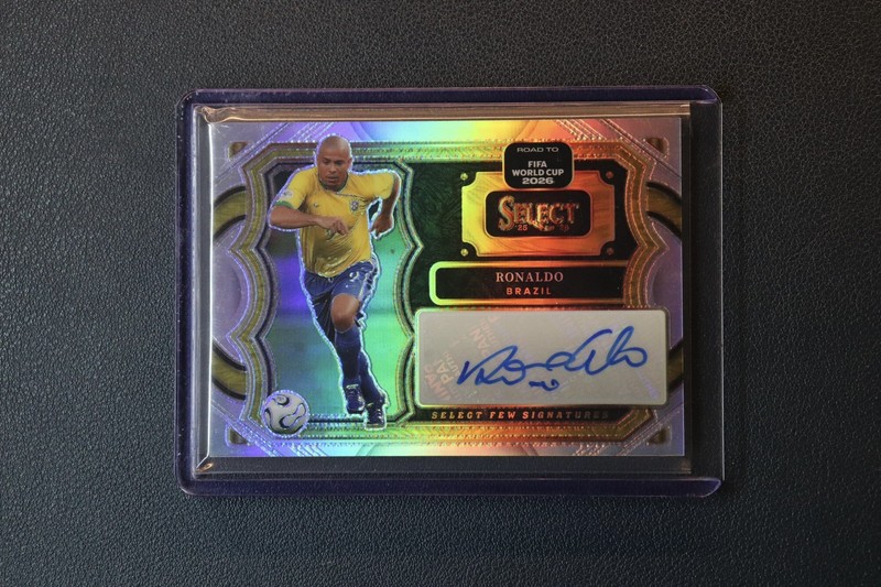 2025-26 Panini Select World Cup Ronaldo (R9) Brazil Select Few Signatures Auto