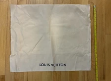 Louis Vuitton LV Dust Bag Cover Envelope Flap Style 20” X 12”