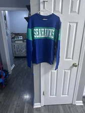 Seattle Seahawks Throwback 47 Brand Sweater NWT Size XL