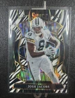 2025 Panini Select - Concourse Josh Jacobs #67 Zebra Prizm
