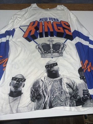 Vintage NY Knicks Long Sleeve T-Shirt  Sex Money Weed Ny Kings Biggie Smalls