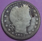 1892-S Barber Head Silver Quarter - 25C - No Reserve!