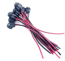 10 Packs T10 168 2827 LED Bulbs Sockets Extension Female Plug Wiring Harness