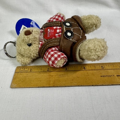 Llavero Peluche Berlín Resiste Juego Frie Oso Nuremberg Alemania Peluche RARO - Imagen 9 de 9