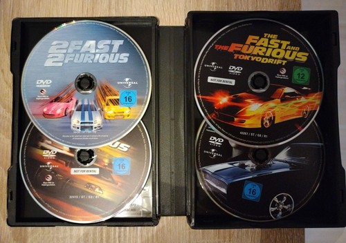 Fast & The Furious 4 Film Set DVD - Bild 2 von 3
