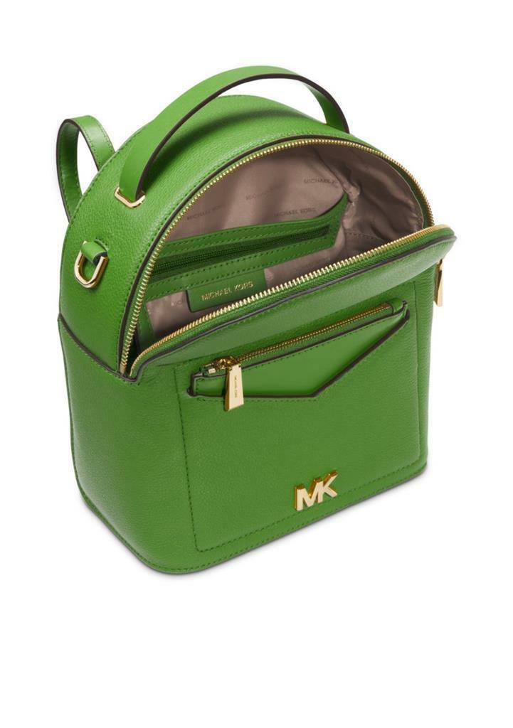 Michael Kors Jessa Small Pebbled Leather Convertible Green  display picture 1