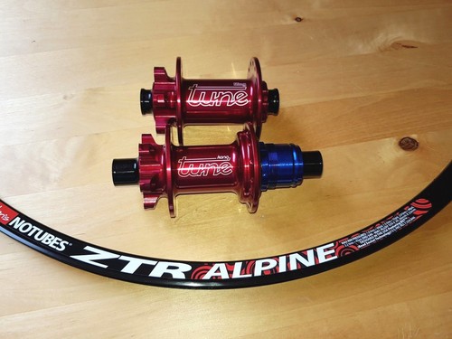 TUNE LRS King Kong Notubes ZTR Alpine weiß 26" Disc 1300g Laufradsatz XC Race - Bild 13 von 21