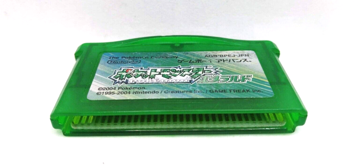 Pokémon Emerald Version Game Boy Advance Battery replaced