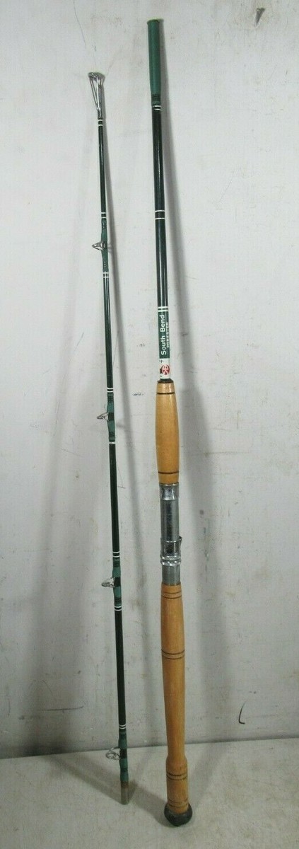 Vintage South Bend Forester 2 Piece 6' Fishing Rod Med Heavy Vintage South Bend Forester 2 Piece 6' Fishing Rod Med Heavy