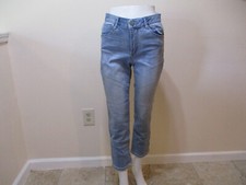 Women's Democracy "Ab" Solution Stretch Blue Jeans Denim Size 4 EUC