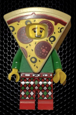 Lego  Minifigur col351, Collectible Minifigures Serie 19, Pizza Costume Kostüm