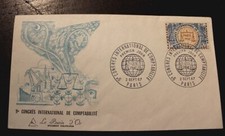 ENVELOPPE 1° JOUR 1967 CONGRES DE COMPTABILITE N°1529 02/09/67