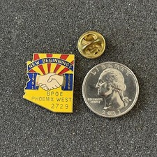 Phoenix West Arizona #2729 BPOE Elks Club Lodge Pin Pinback #48347