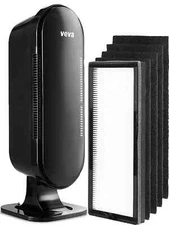 Veva 8000 Elite Pro Air Purifier + 2 HEPA & 16 Premium Activated Carbon Filters