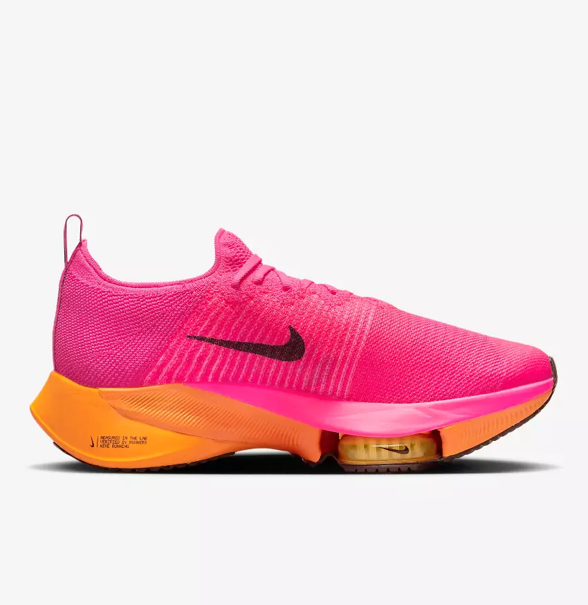 New Nike Men's Air Zoom Tempo Next% FK Hyper Pink/Black-Laser